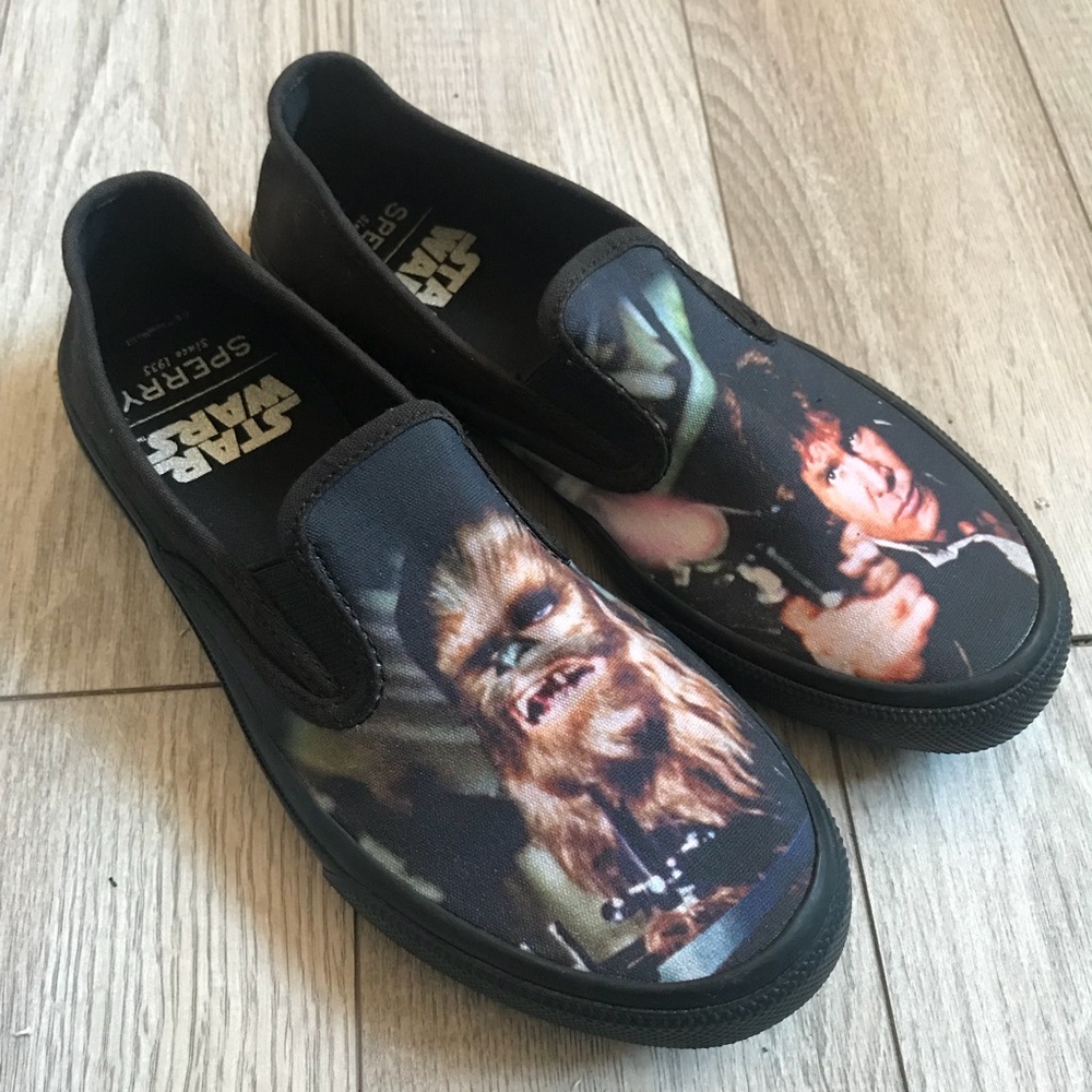 Sherry | Han Solo and Chewbacca Star Wars Slip Ons
